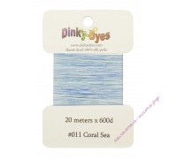 Шёлковое перле Dinky-Dyes 11 Coral Sea